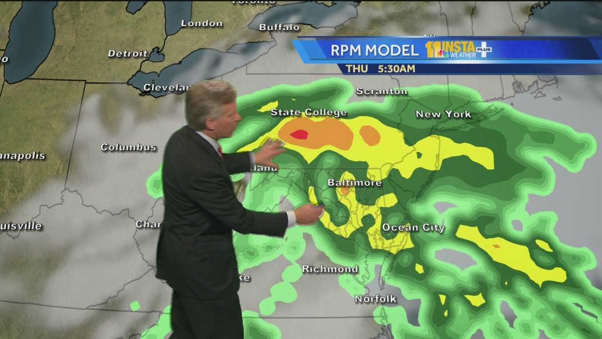 Rain in forecast midweek
