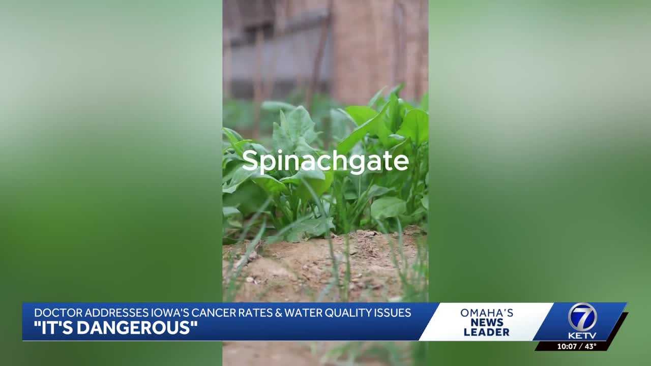 Iowa lawmaker uses satirical 'Spinachgate' video to address water pollution and cancer concerns