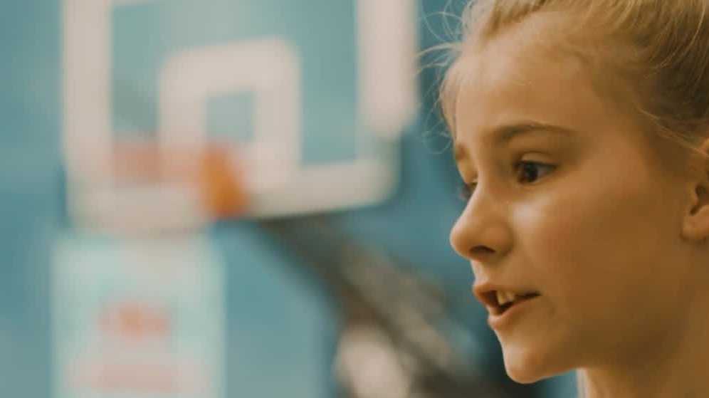 Young fans at Youth Basketball Academy in Rocklin root for Kings