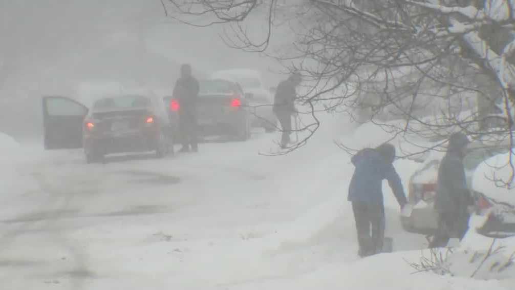 Tough morning commute for many as snow continues to fall