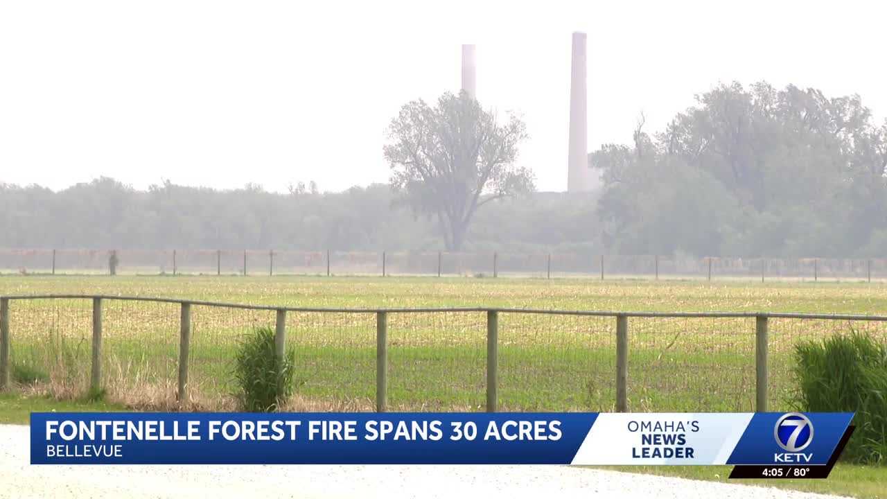 Fontenelle Forest fire burns 30 acres, closes trails