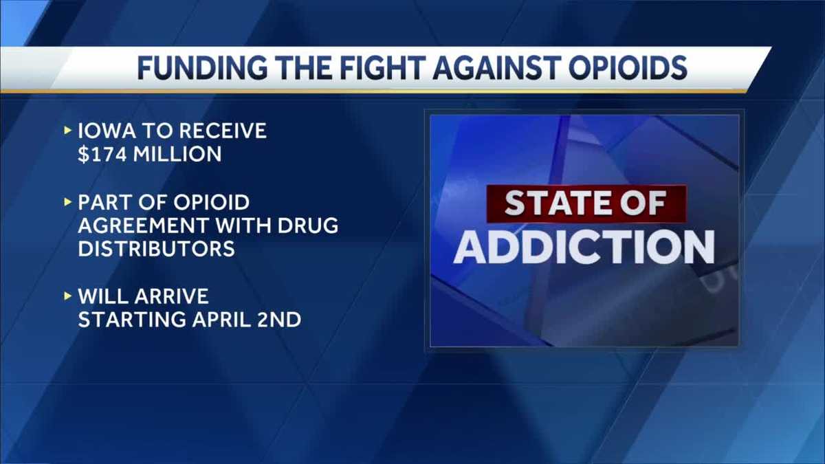 Iowa to receive millions to fight opioid crisis