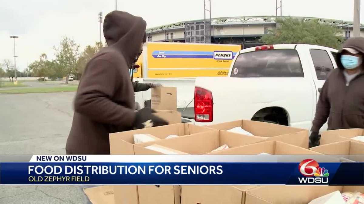 Food giveaway hosted for senior citizens