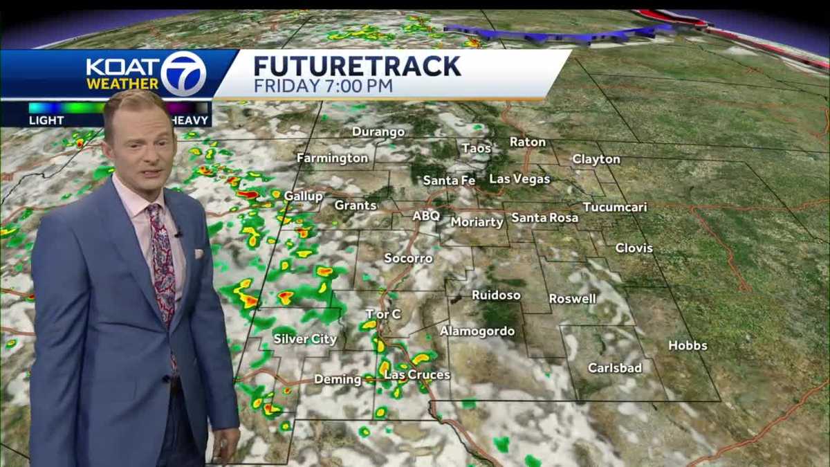 A dryer and hotter weekend ahead