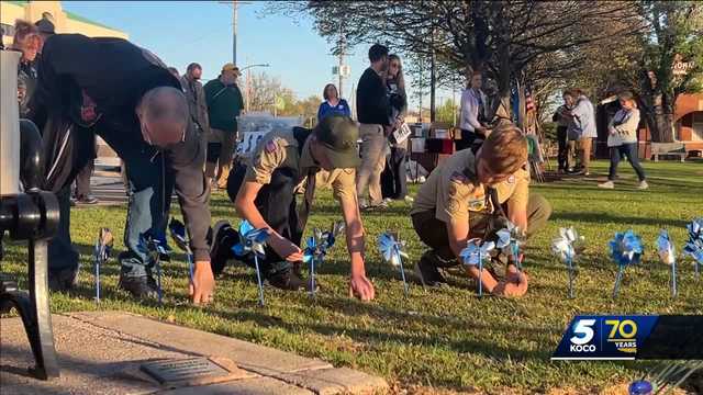 Norman ceremony honors 812 child abuse victims in Cleveland County - Vimarsana News