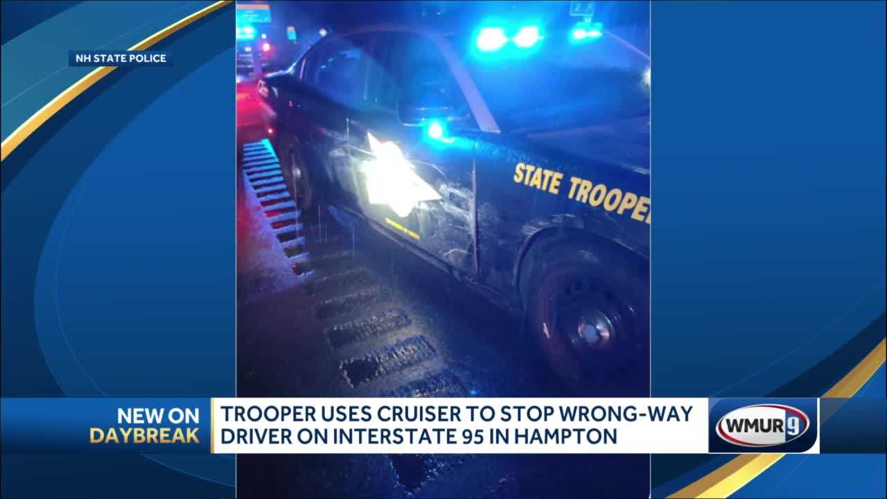 New Hampshire Trooper Uses Cruiser To Stop Wrong-way Driver