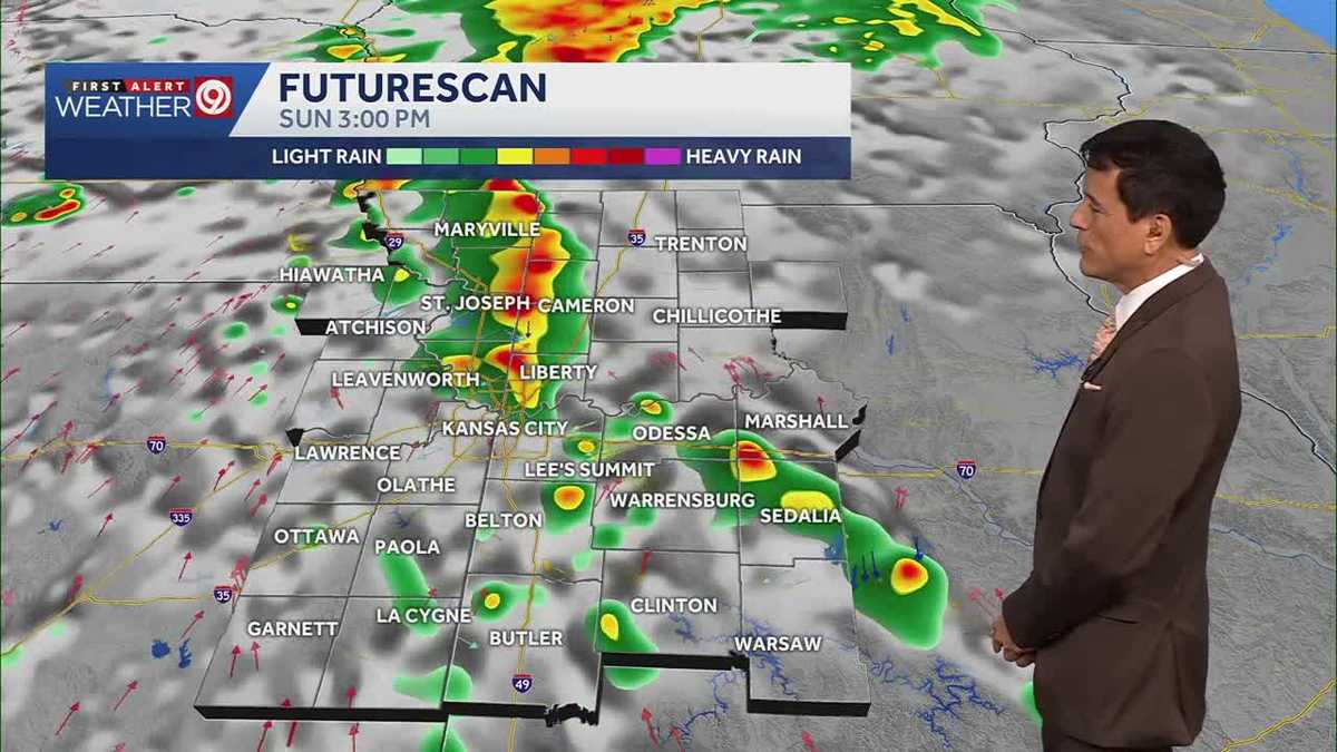 A Few Spotty Showers Sunday