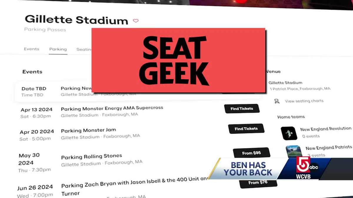 Free Gillette Stadium parking passes for Patriots games being sold online