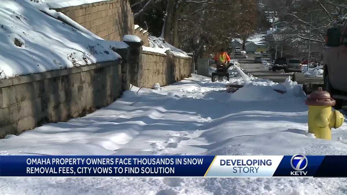 Omaha leaders drafting ordinance to control snow removal fees