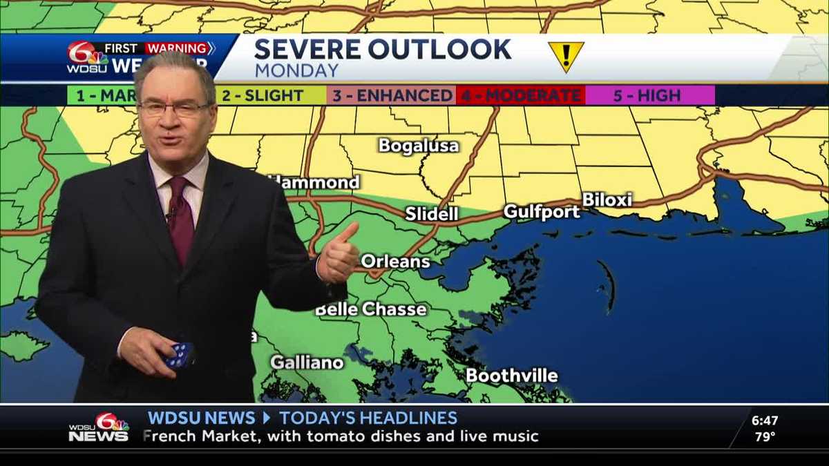 Hot weekend with strong storms possible by late Sunday