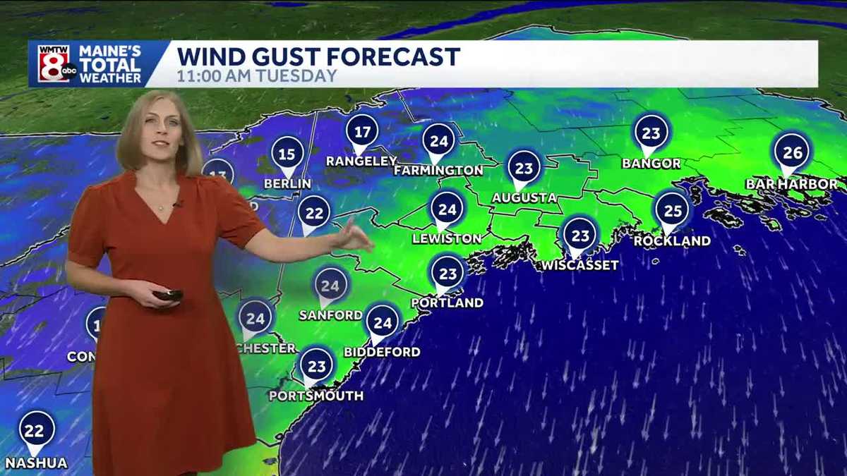 Dry stretch underway, breezy Tuesday