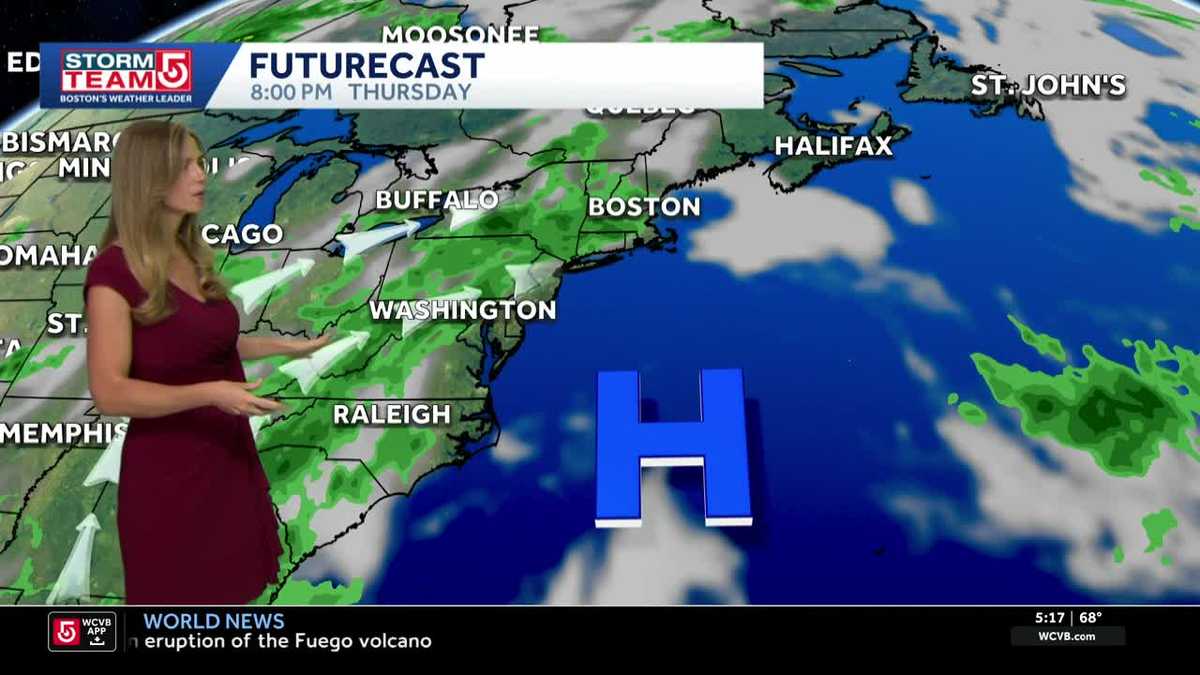 Tuesday sun, weekend storm chance
