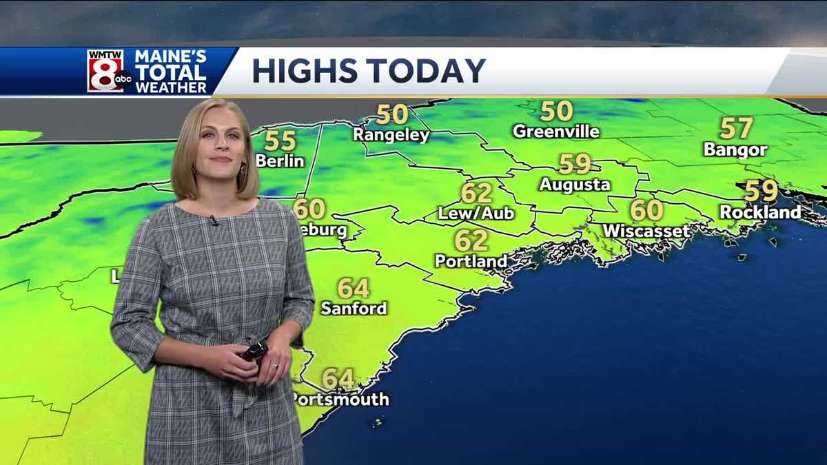 Damp day with occasional showers, more tomorrow