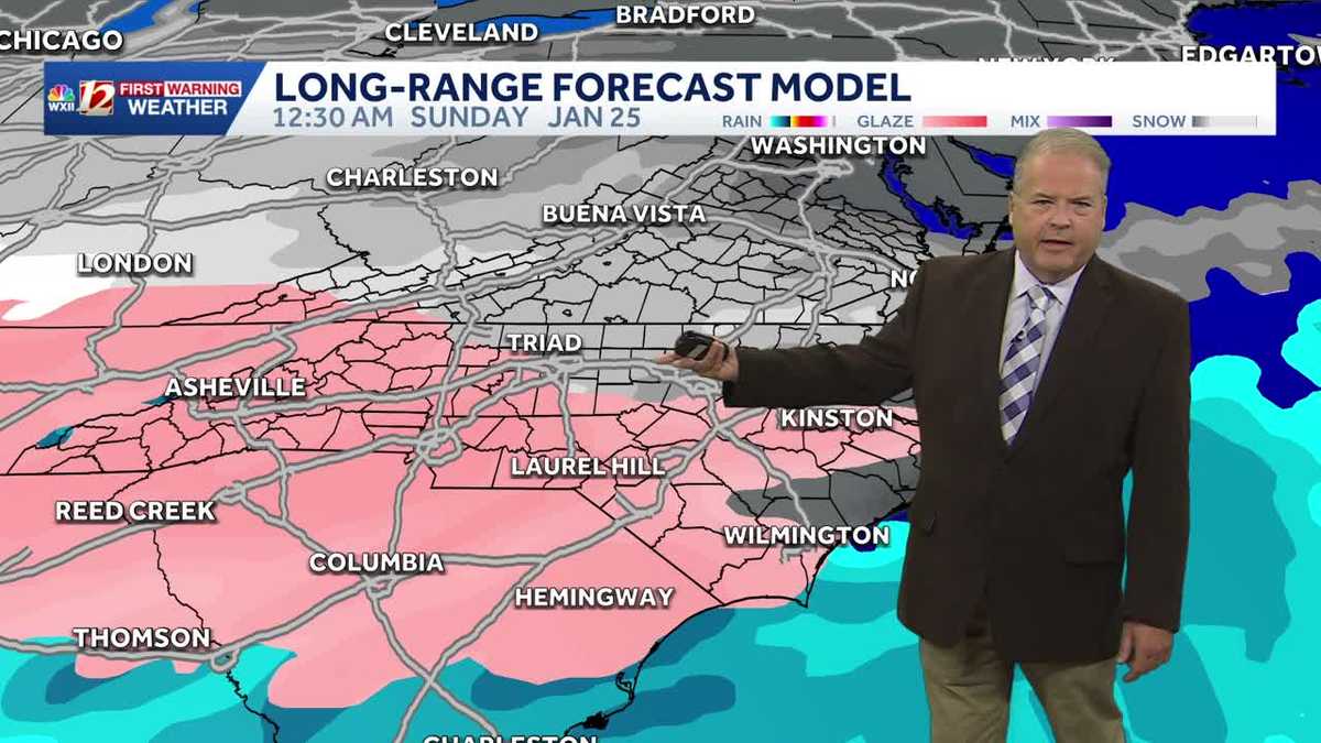 Wintry weather expected this weekend with impacts from primarily sleet and freezing rain