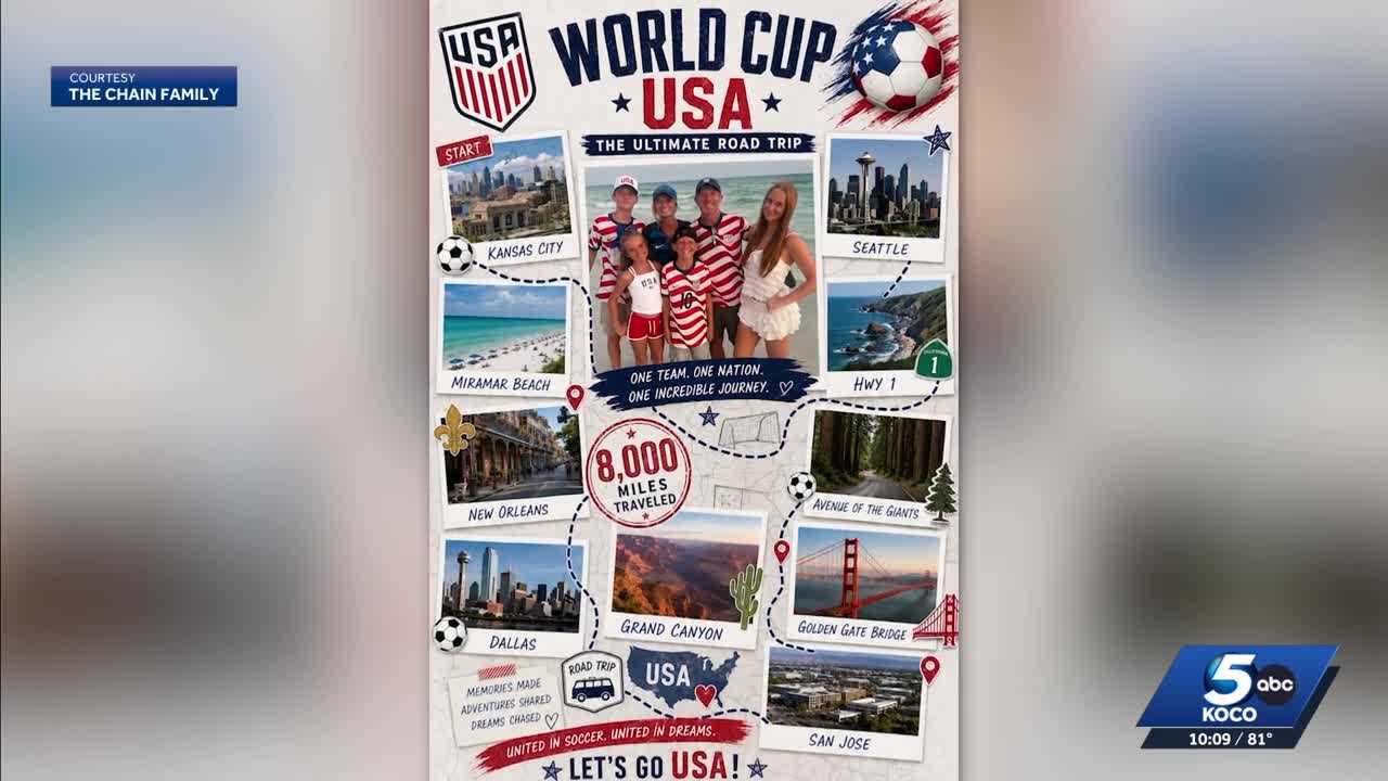 Oklahoma family embarks on cross-country World Cup journey