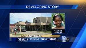 Police interview "person of interest" in death of Za'layia Jenkins