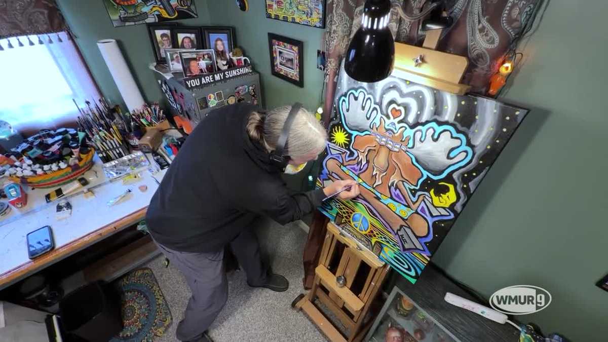 The origin of Cosmic Moose Art and what continues to inspire artist Charlie Kuizinas