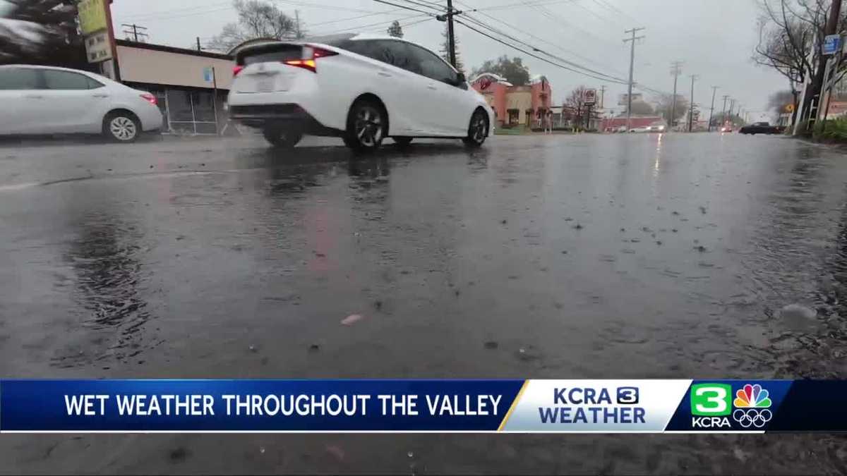 Wet weather seen throughout the Sacramento Valley