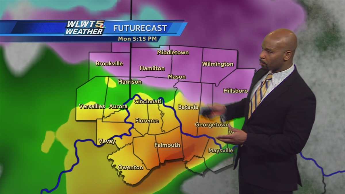 Rain Proceeds The Milder Temperatures