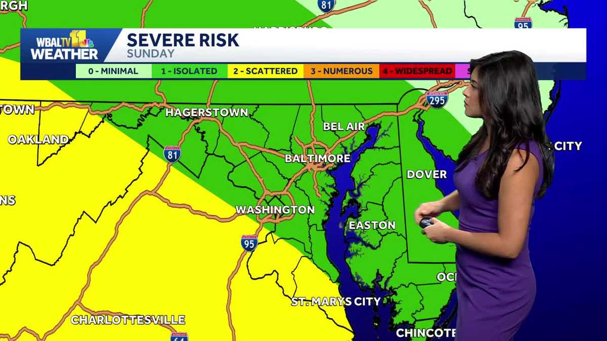 Seasonable Saturday before storms Sunday
