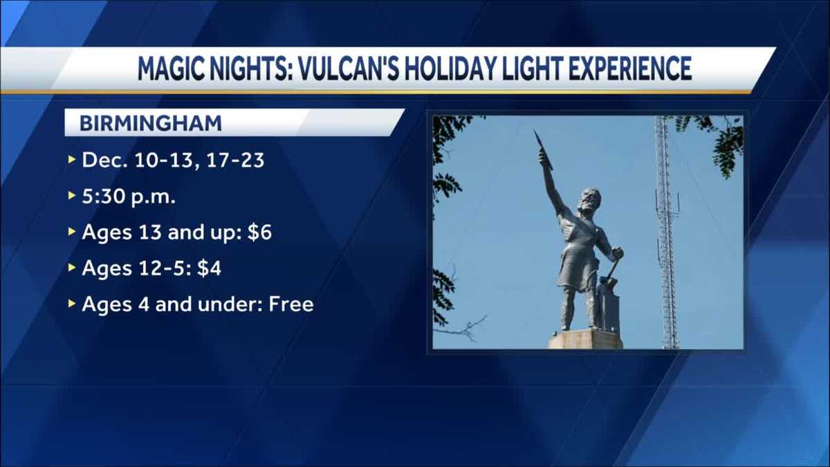Vulcan's Holiday Light Experience brings holiday music and lights