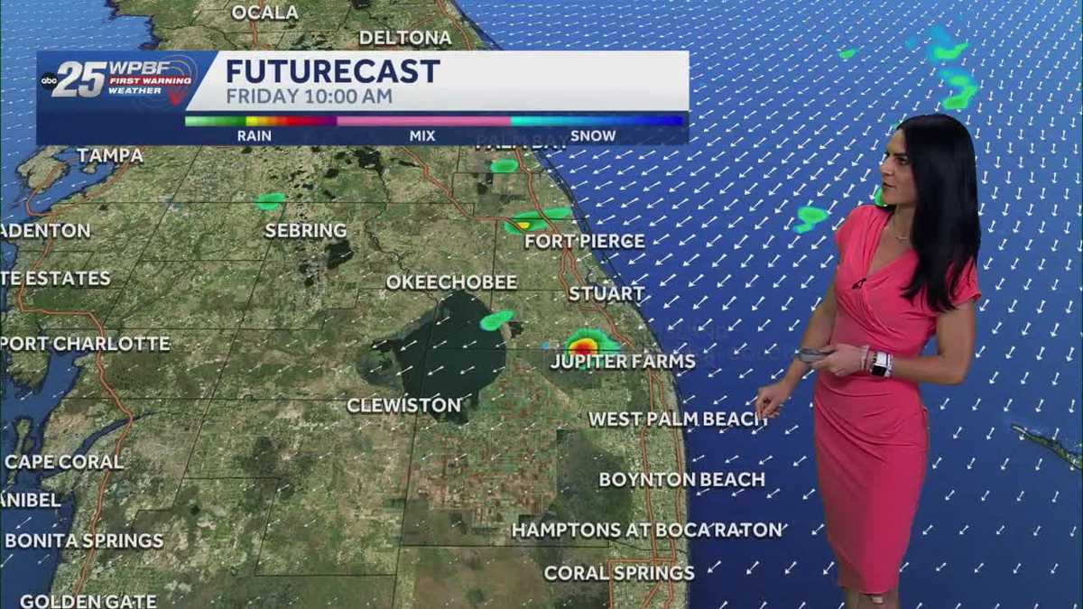 Wet weather moves back into South Florida this weekend
