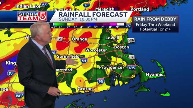 Video: How Debby could impact Mass. late-week