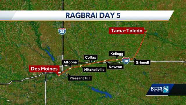 RAGBRAI day 5: Des Moines to Tama-Toledo route, things to do - Vimarsana News