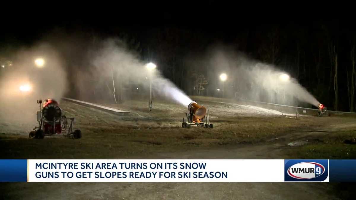 McIntyre Ski Area turns on snowmaking guns Wednesday