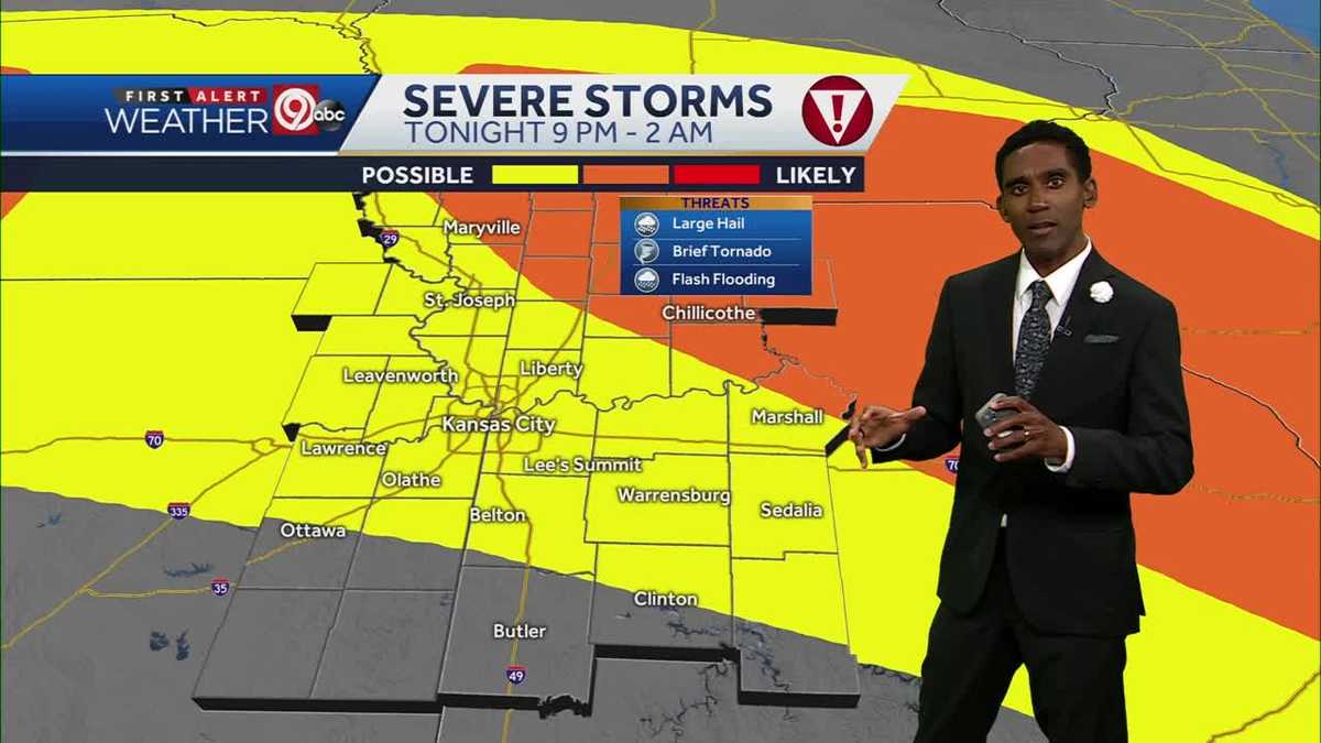 KANSAS CITY WEATHER: Severe storms possible later Friday