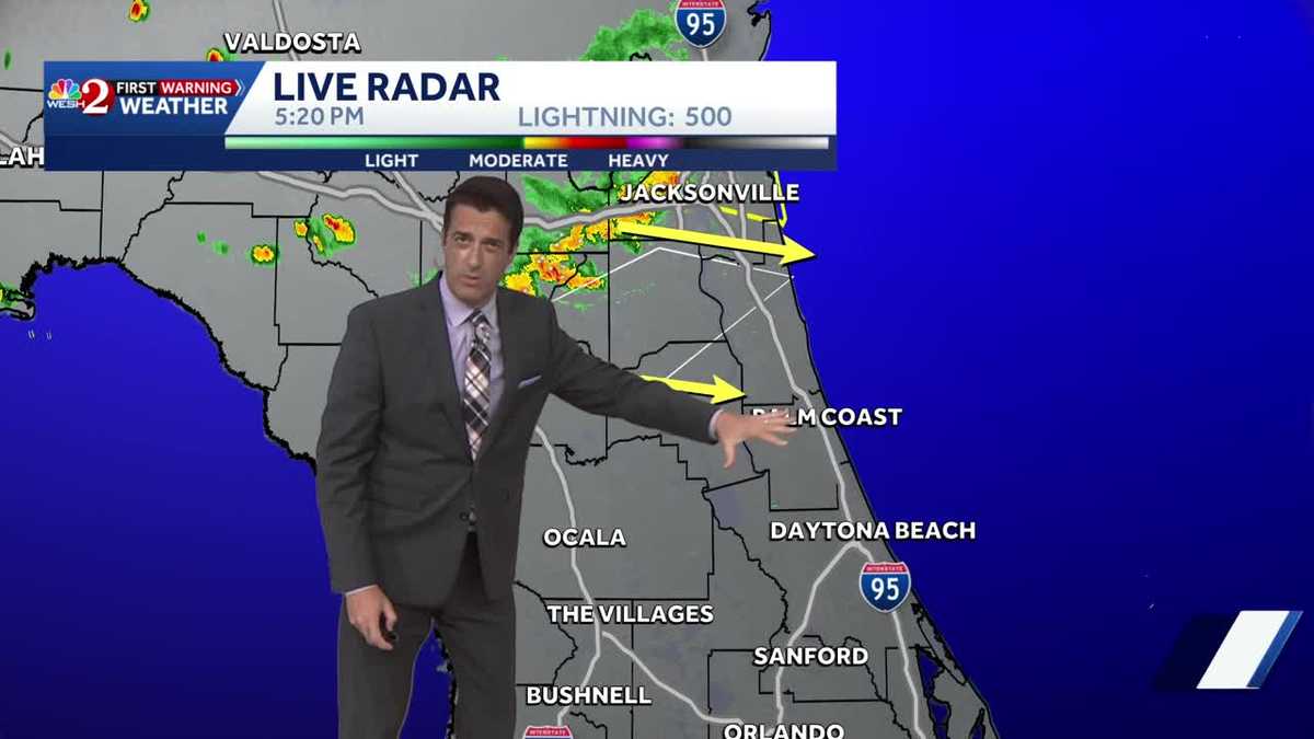 Watching for strong to severe storms for Flagler & Osceola counties from 6:30-9pm tonight! 6.23.2026