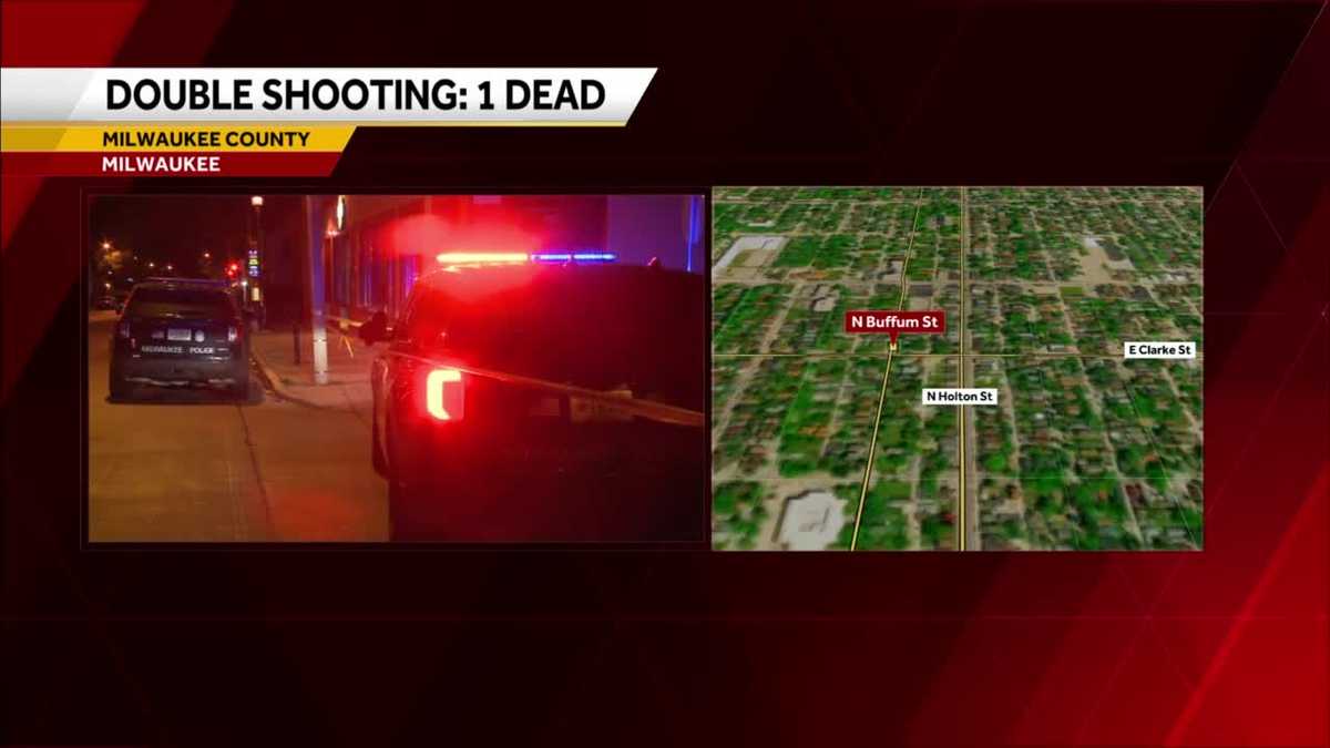 Milwaukee woman killed in double shooting, man injured