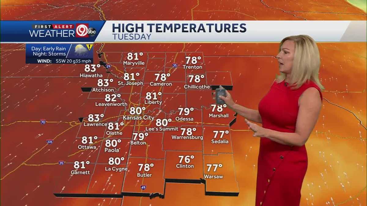 KANSAS CITY WEATHER: Sunny and warm to start off your week