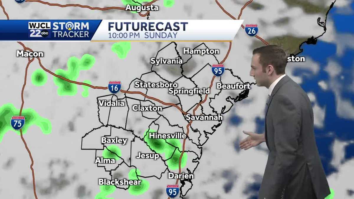 Rain chances return to SE Georgia and the Lowcountry on Sunday - WJCL