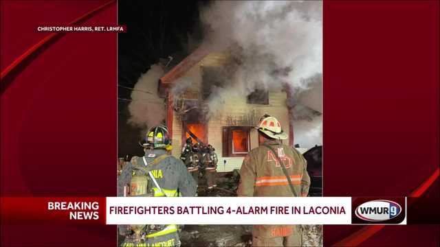 11 people displaced by Laconia house fire