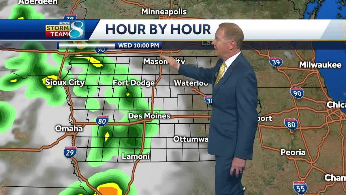 Another pleasant day ahead, then storm chances