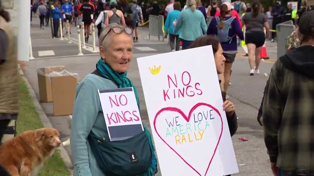 Several 'No Kings' rallies make their mark throughout the Baltimore area