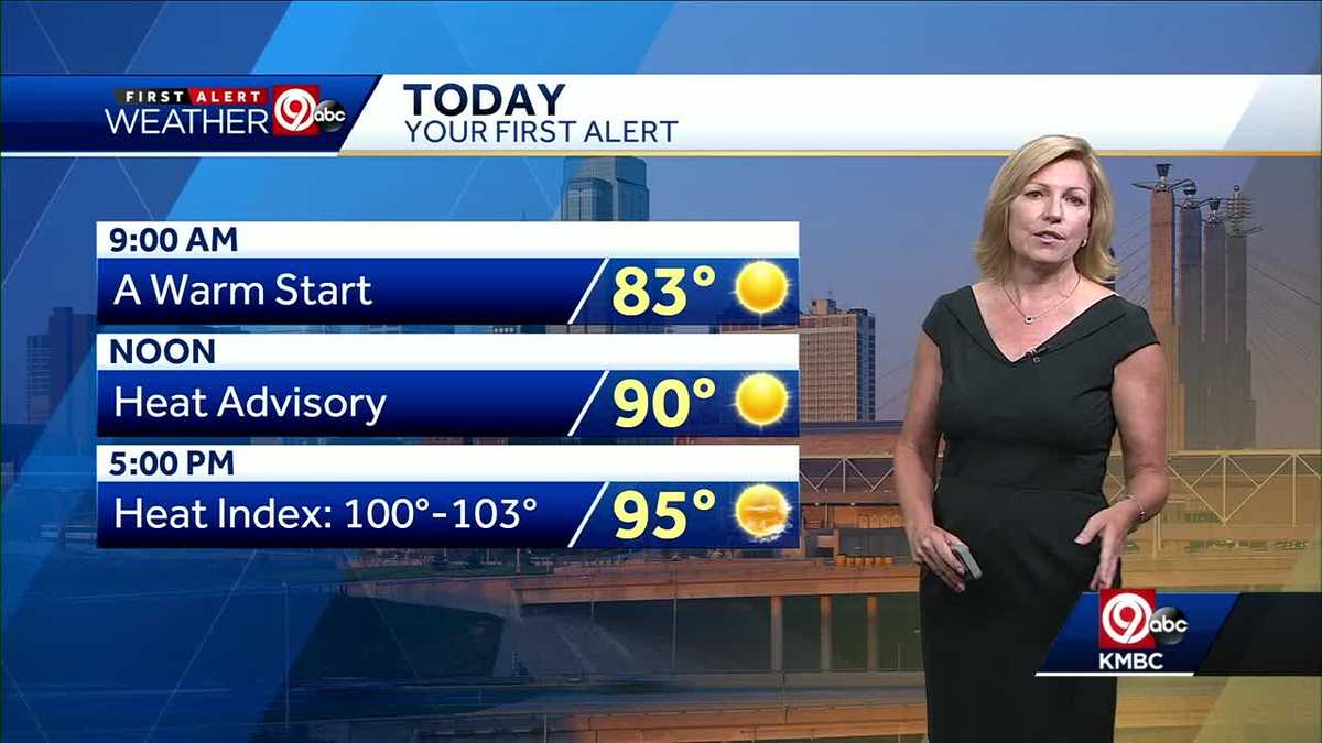 First Alert: Hot day ahead in Kansas City