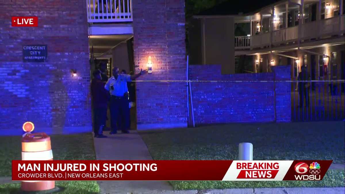 Man shot on Crowder Boulevard in New Orleans East, NOPD reports
