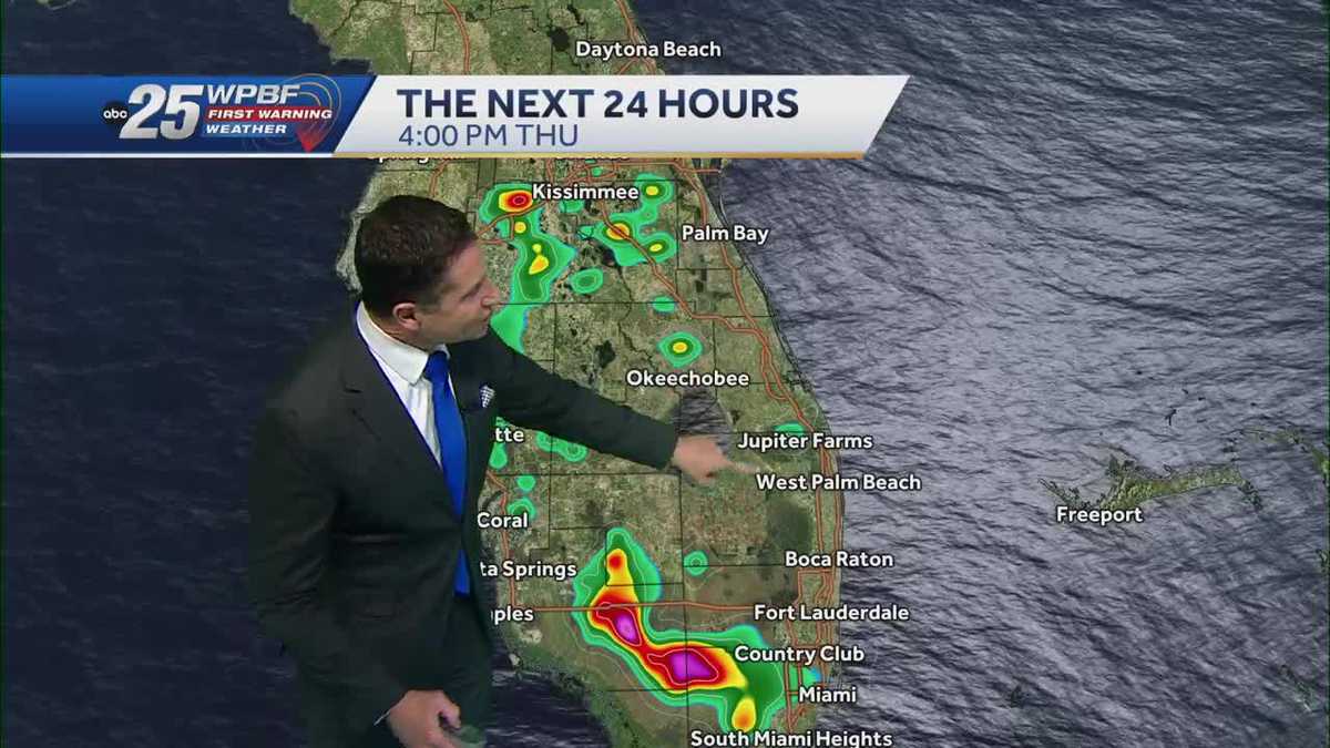 A cooler and drier weekend across South Florida