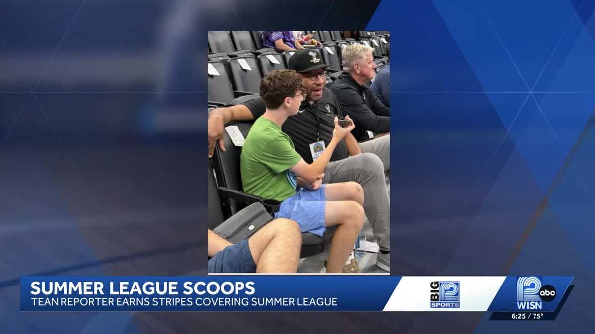 Teenage NBA reporter lands scoop, interviews Bucks coach at summer league