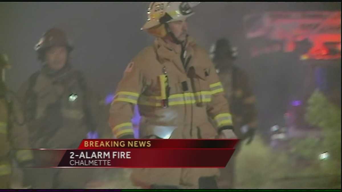 Firefighters battle 2alarm fire in Chalmette