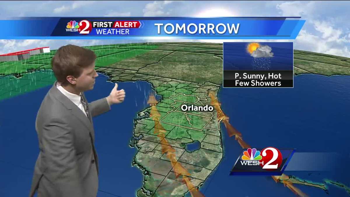 A few storms for the first day of summer
