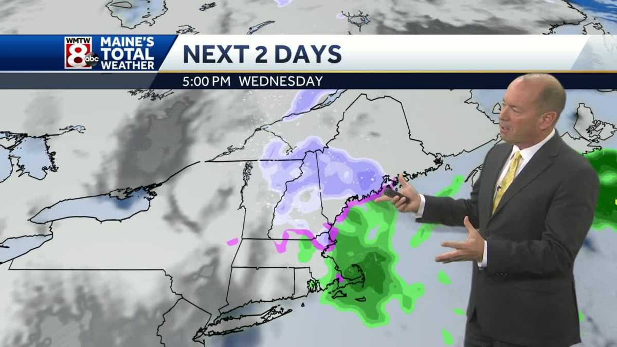 Plenty of clouds with afternoon rain and snow showers on Wednesday