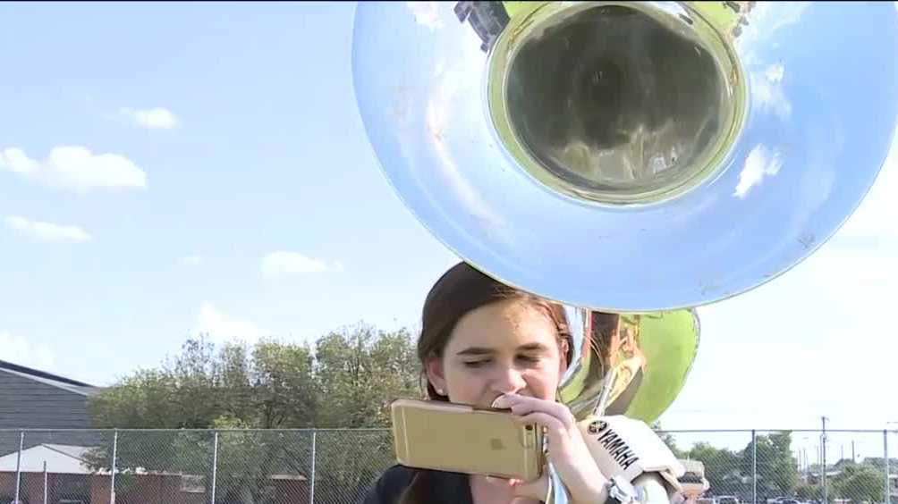 'Tuba girls rule the world': Women playing tuba in college marching ...