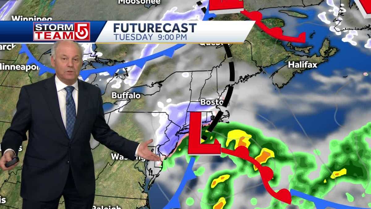 Video: Incoming storm to bring snow ahead of cold blast