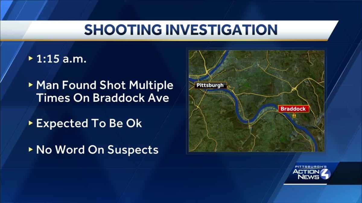 Man hospitalized after being shot multiple times in Braddock