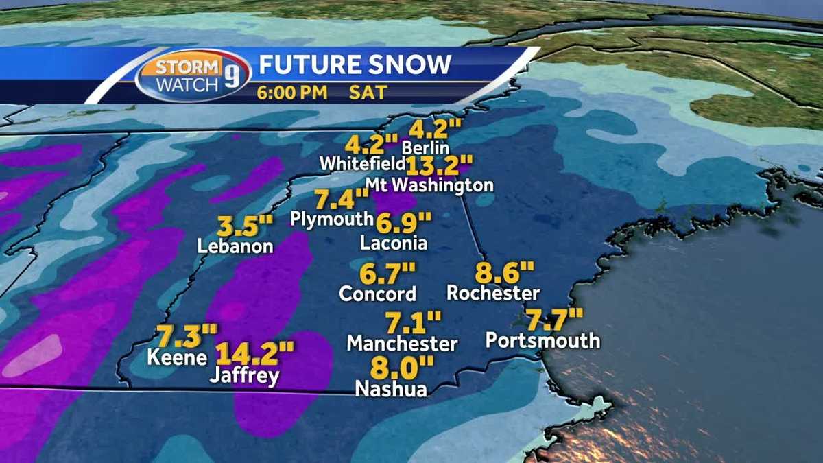Heaviest of snow will fall Friday night, early Saturday morning