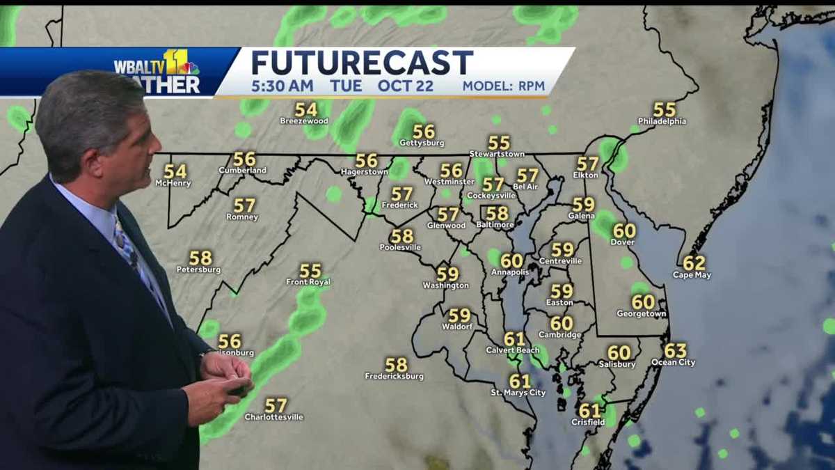 Warm, partly cloudy and pleasant for Monday