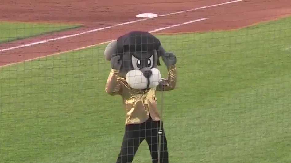 Sea Dogs' Slugger inducted into Mascot Hall of Fame